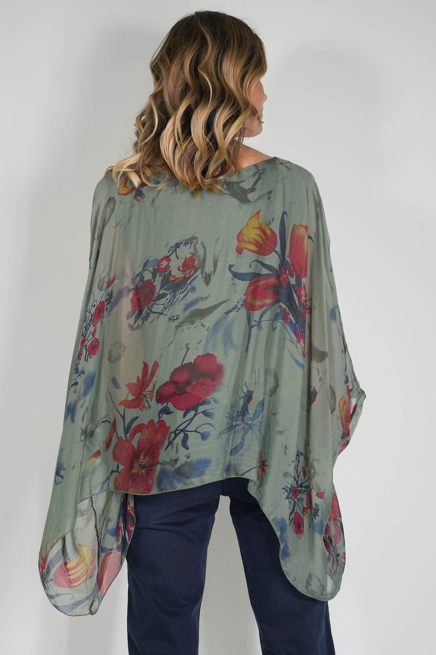 Janna Silk Poncho