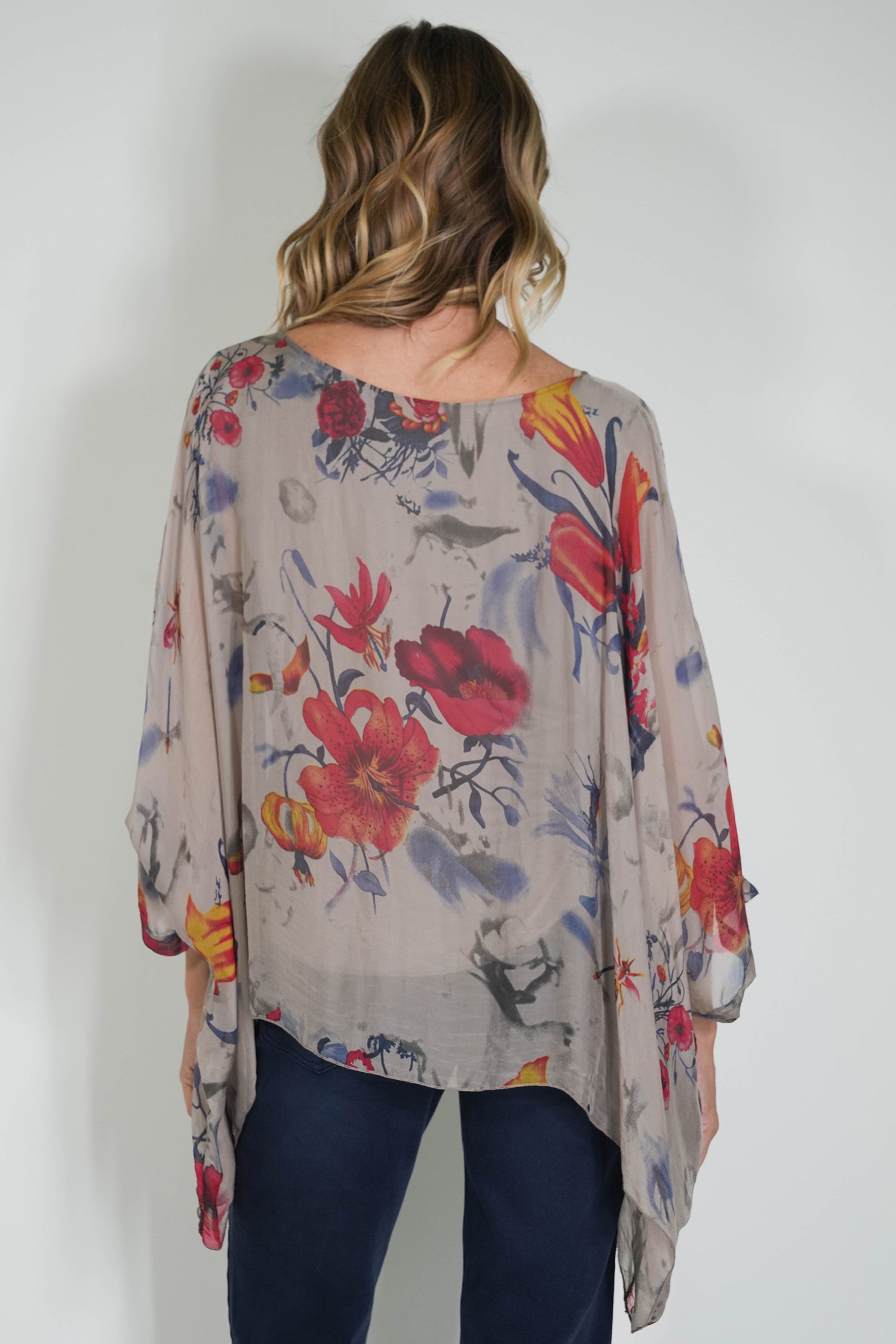 Janna Silk Poncho