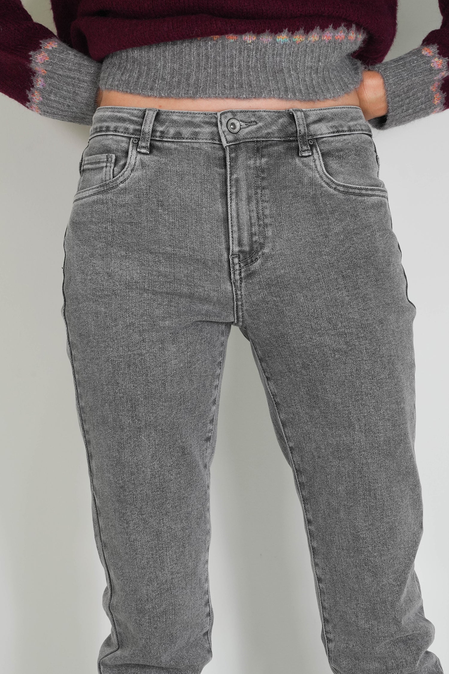 Grey Winter Jean