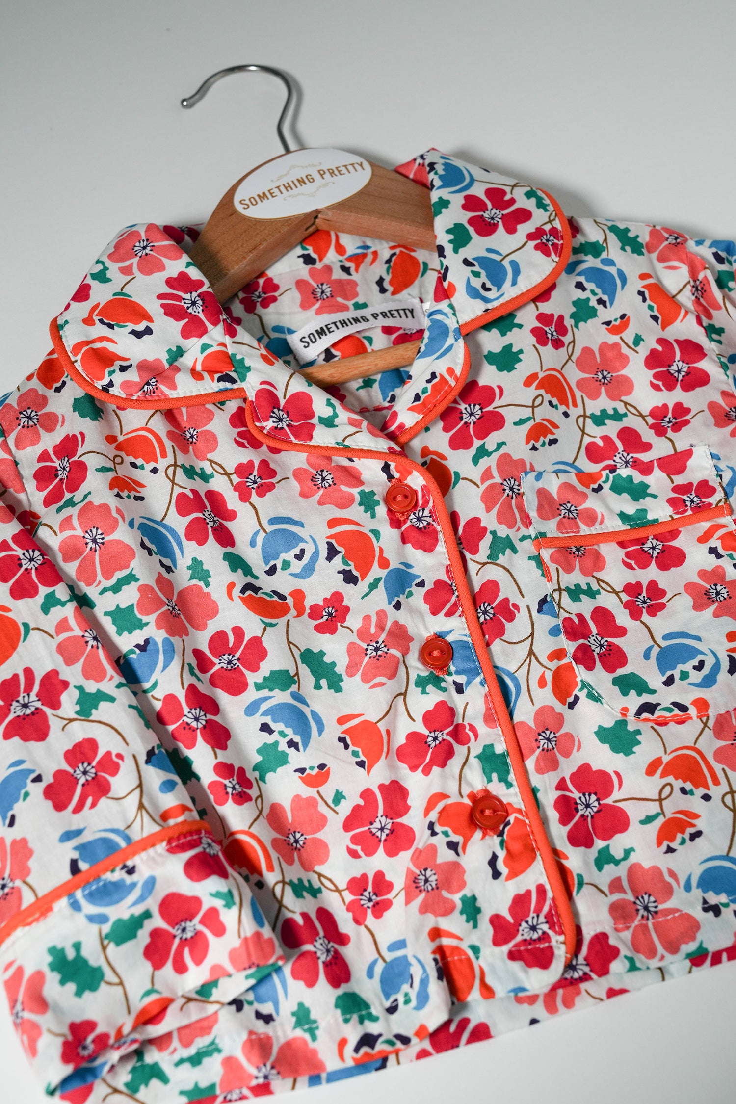 Orange Liberty Girls Long Set PJ