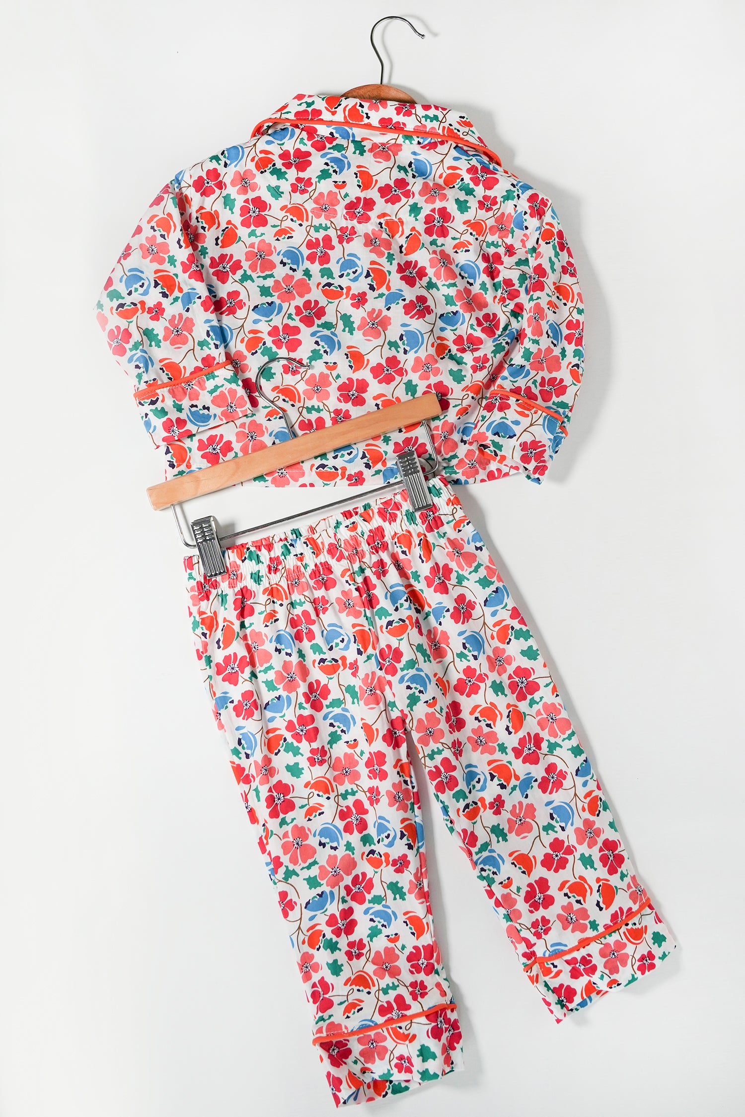 Orange Liberty Girls Long Set PJ