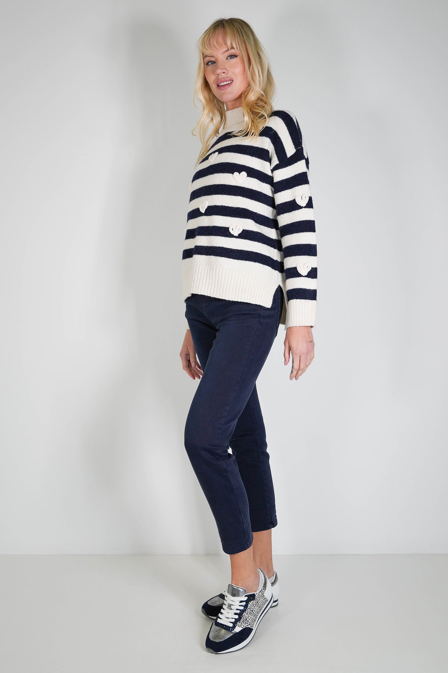 Ink Nautical Striped Jumper