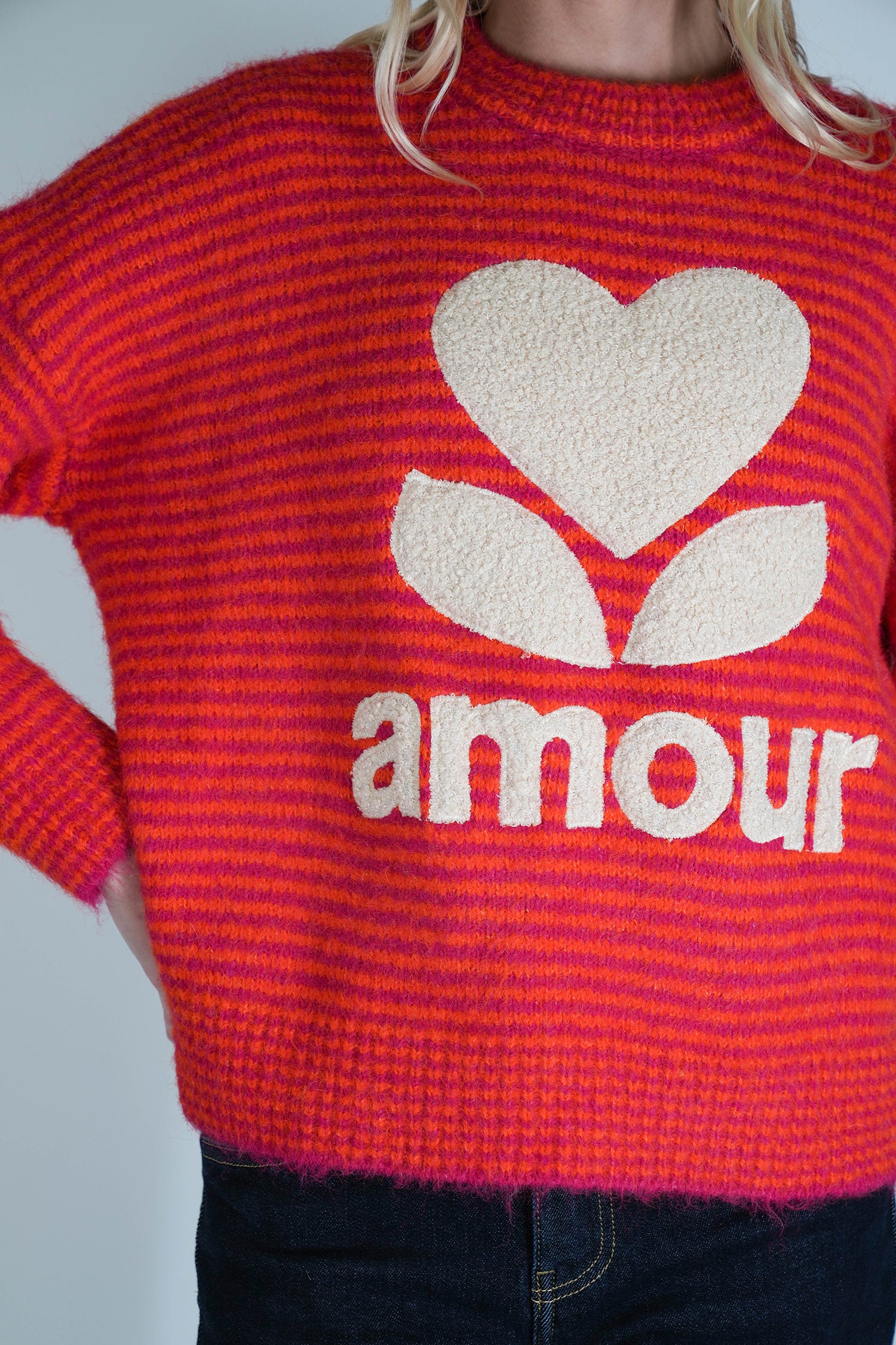 Orange and Pink Amour Jumper