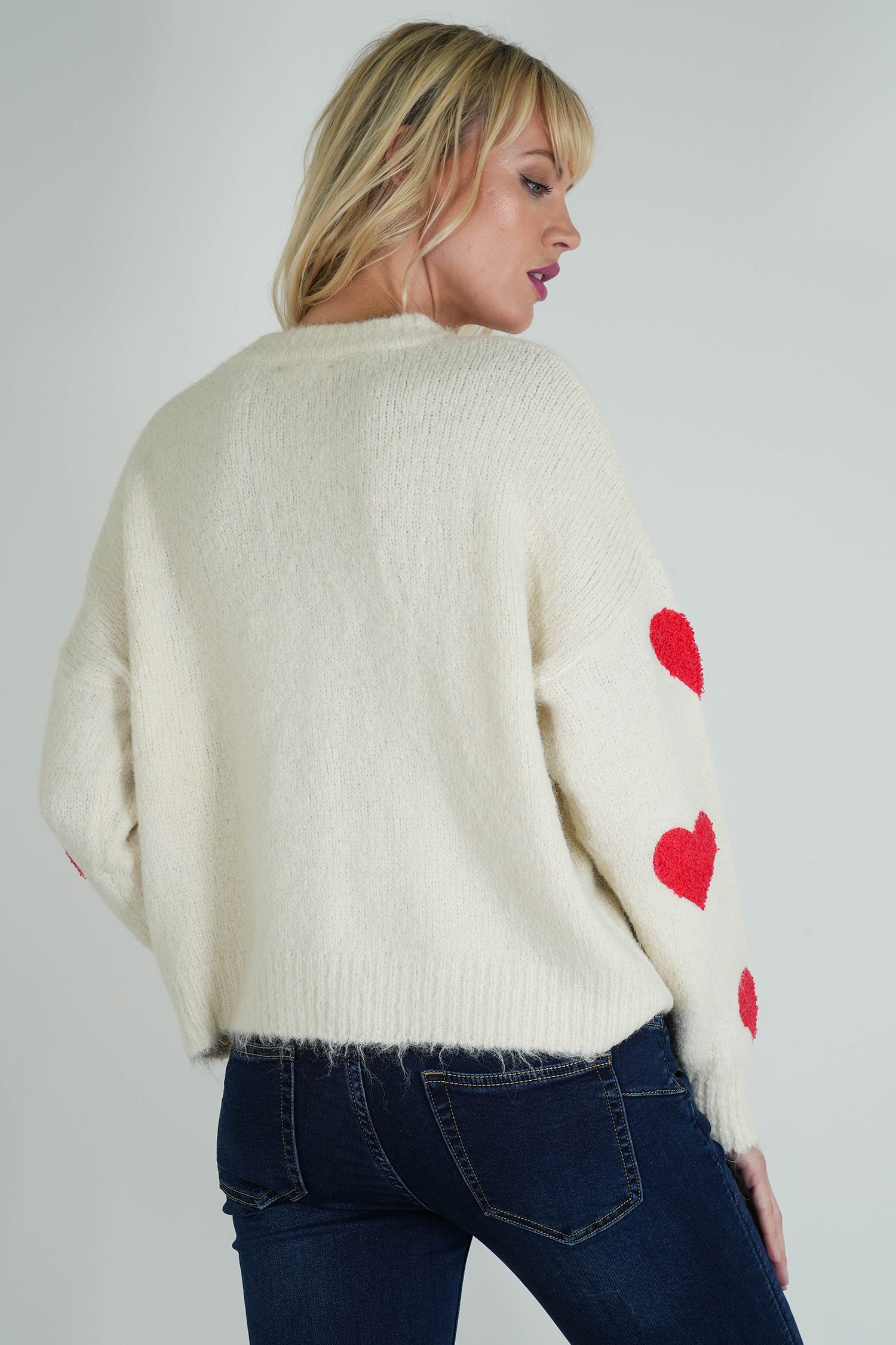 Cream Love Jumper