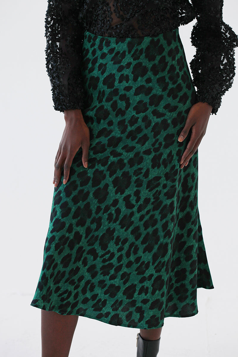 Animal print 2024 skirt wallis