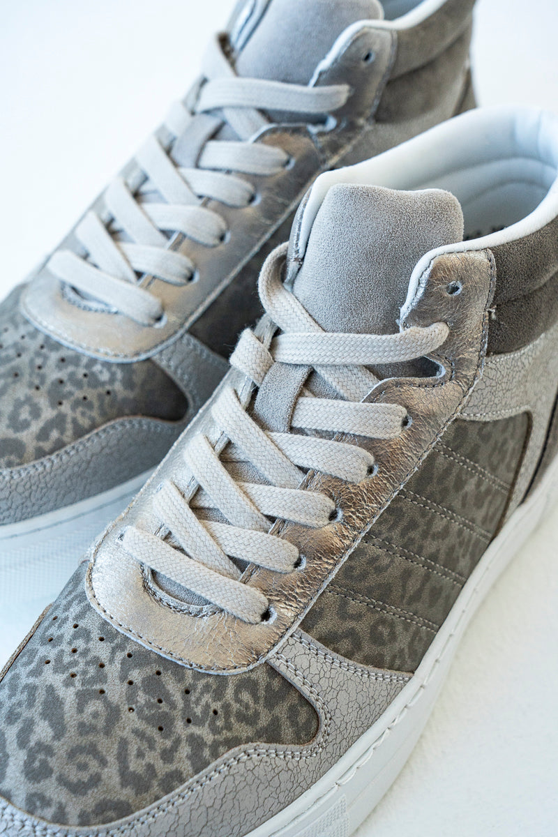 Leopard Hi Top Trainer