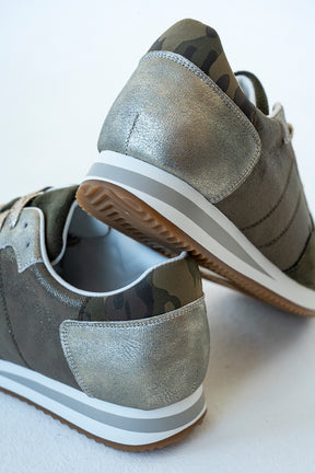 Olive Camouflage Trainer