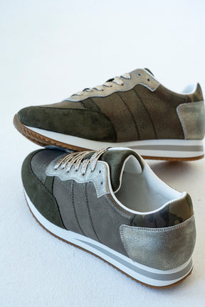 Olive Camouflage Trainer