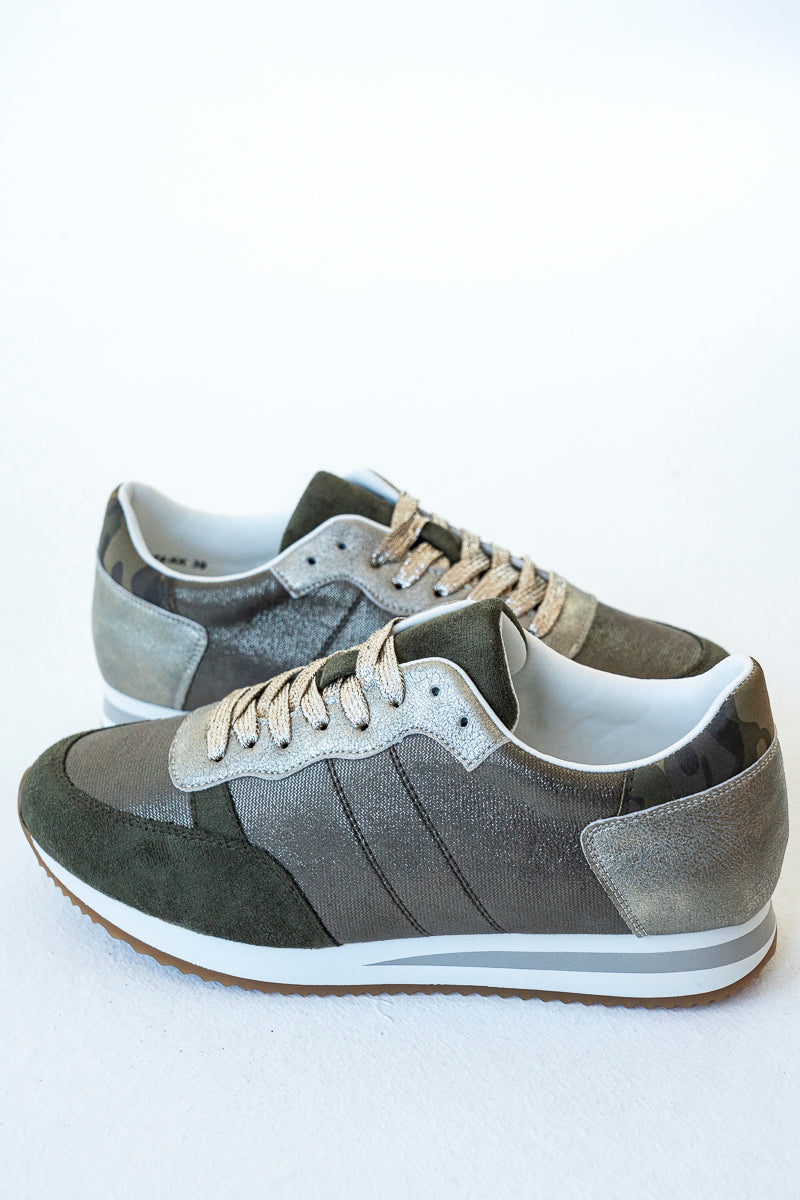 Olive Camouflage Trainer