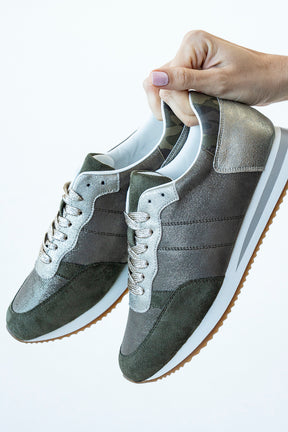 Olive Camouflage Trainer