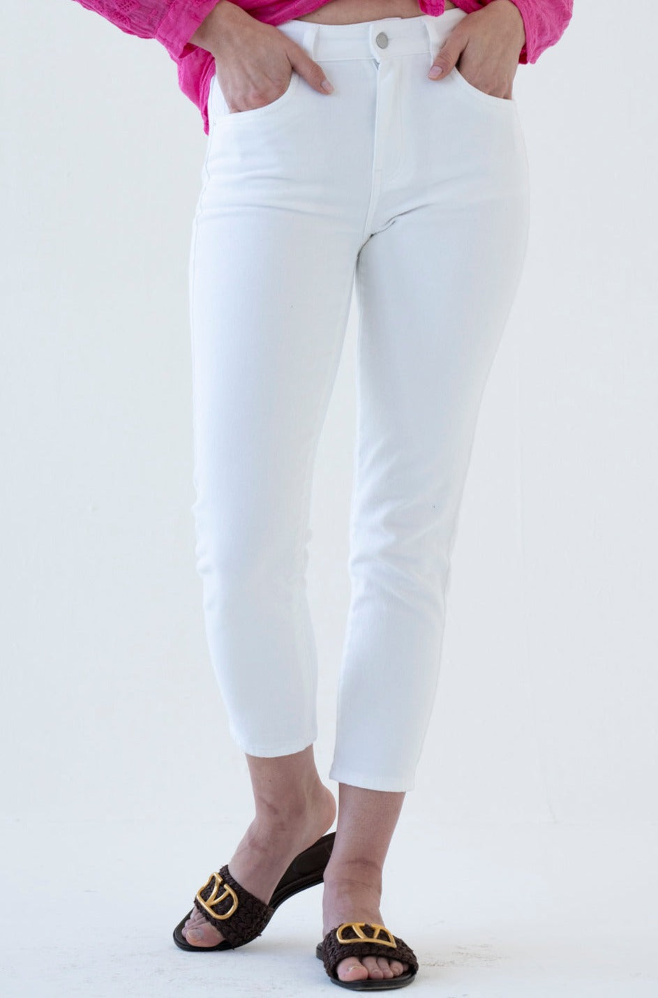 White Winter Jeans