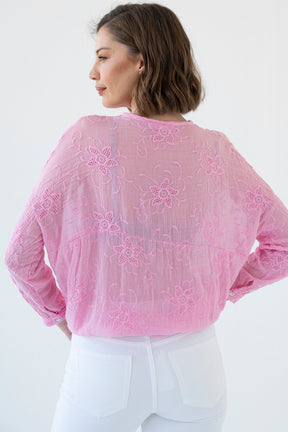 Cotton Embroidered Blouse