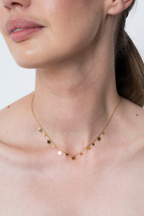 Gold Star Necklace