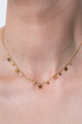 Gold Star Necklace