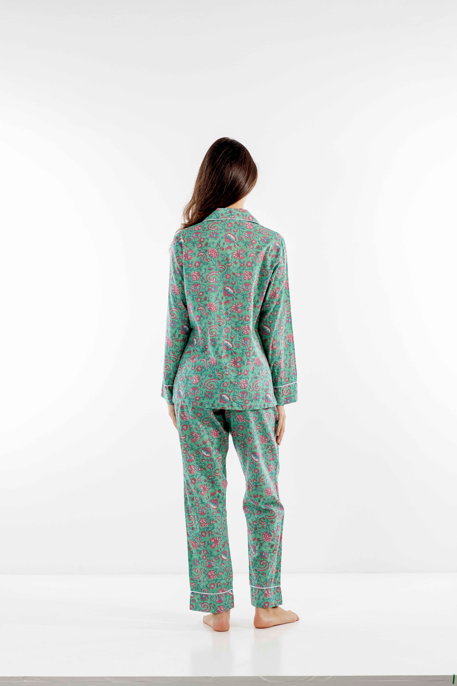 Green Long Set PJs