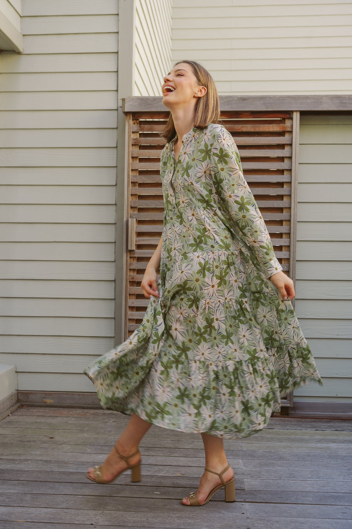 Green Daisy Dress