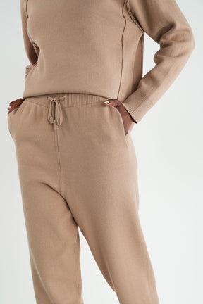 Beige/Gold Button Pant