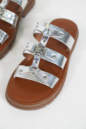 Silver Jordy Sandal