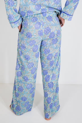 Cobalt Floral Long Set PJ