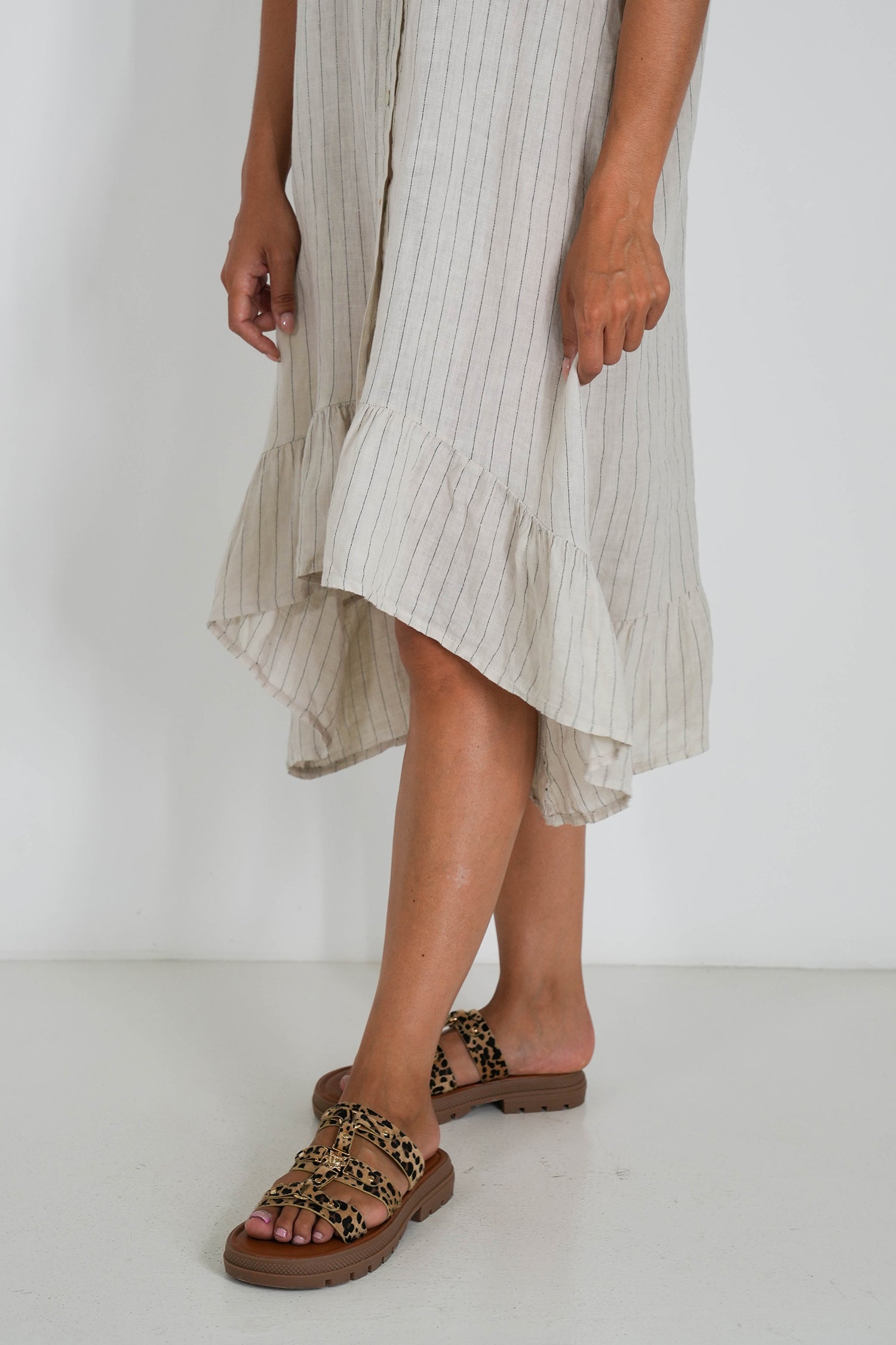 Striped Linen Dress