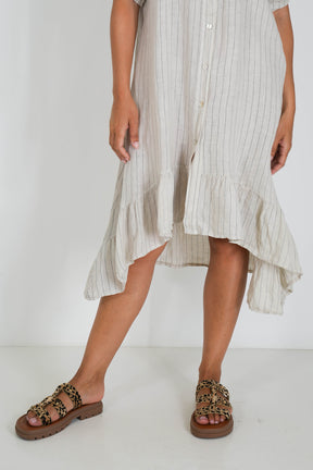 Striped Linen Dress