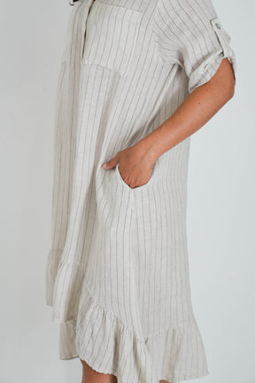 Striped Linen Dress