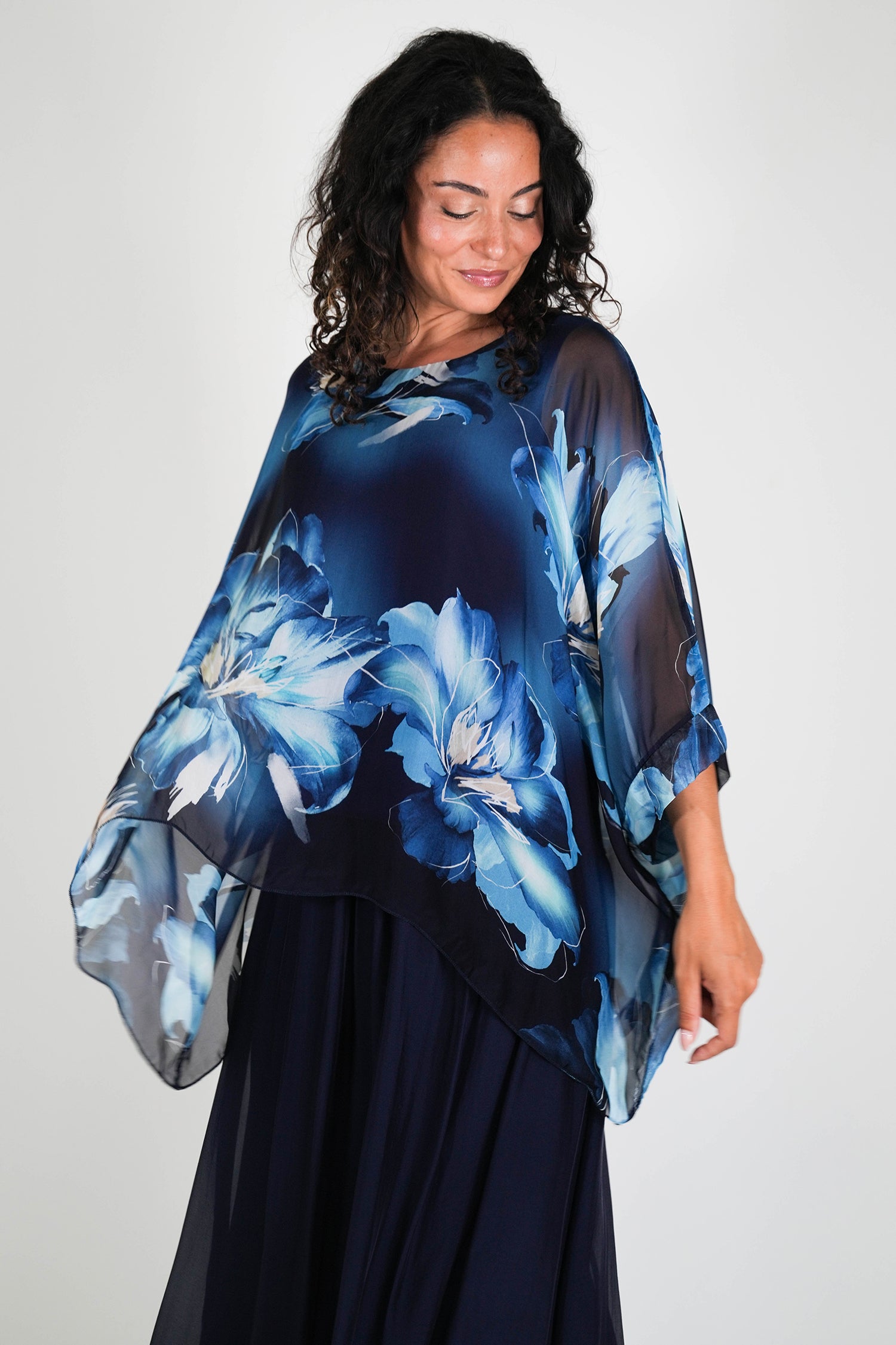 Tiffany Silk Poncho