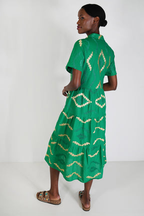 Green Farah Dress