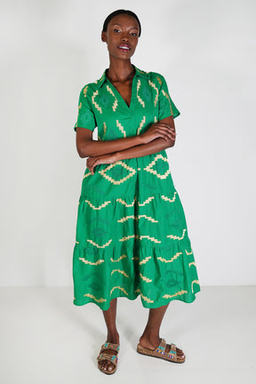 Green Farah Dress