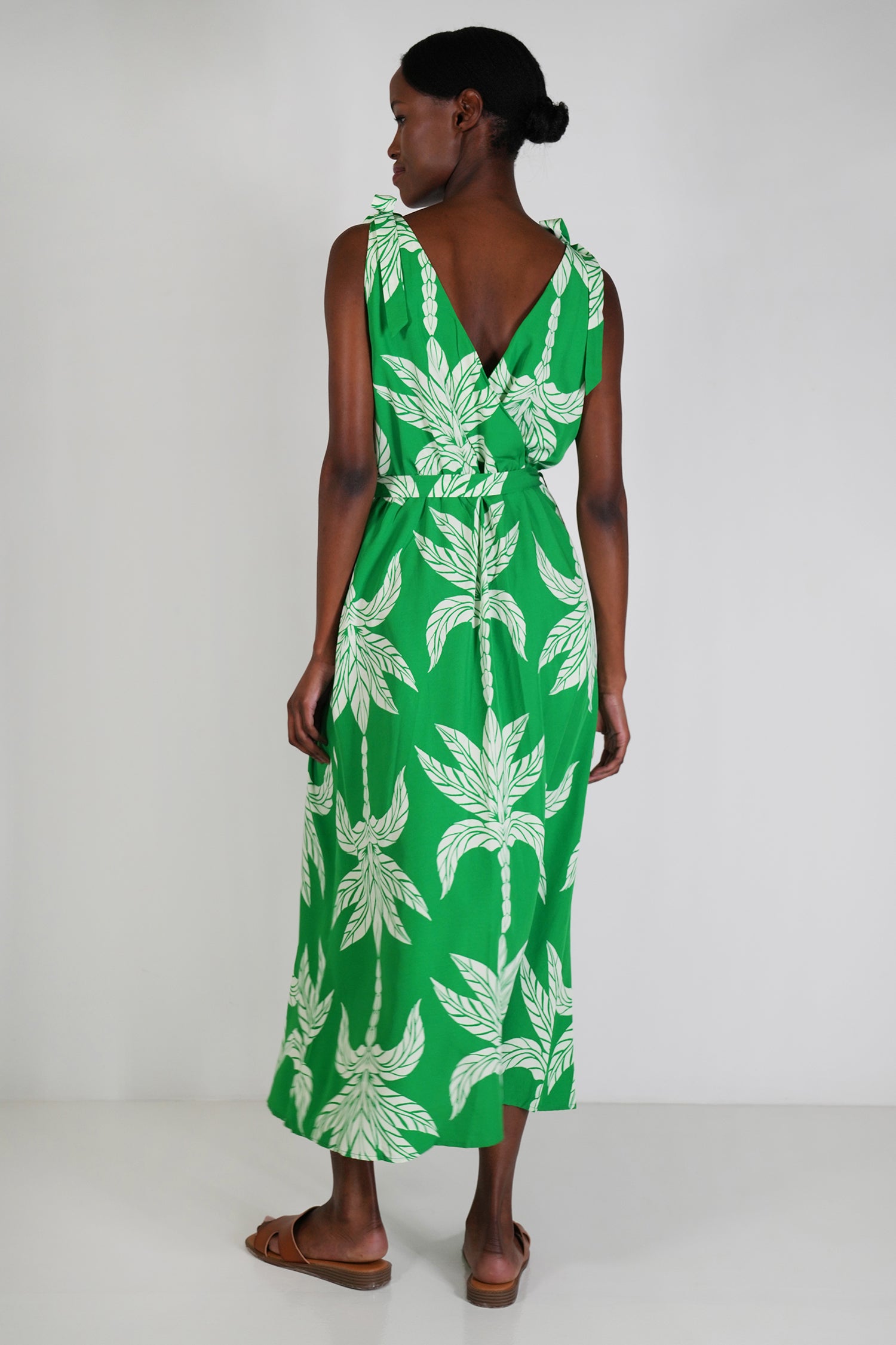 Green Palm Dress