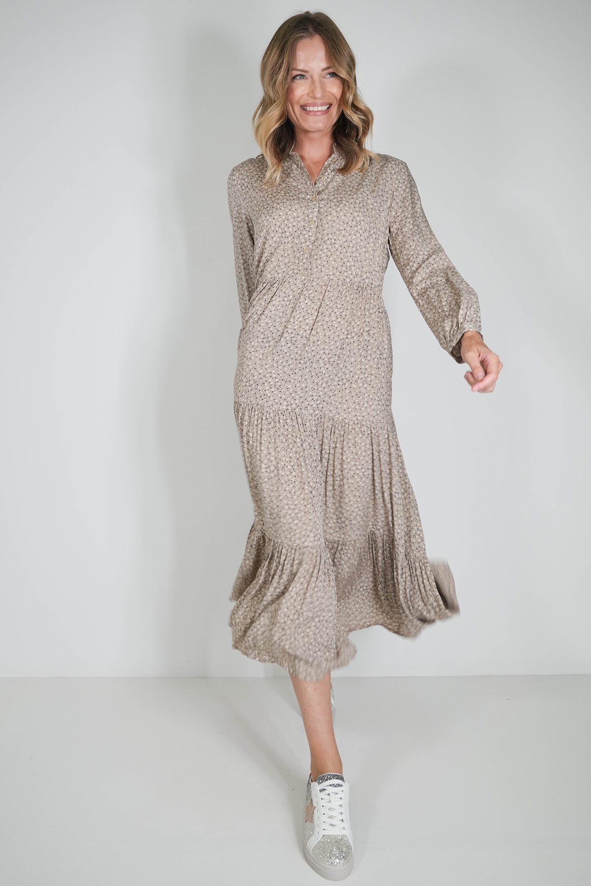 Beige Anelisa Dress