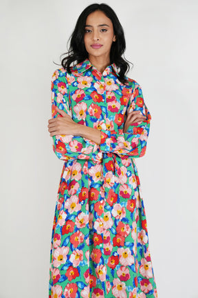 Floral Mandy Shirt Dress