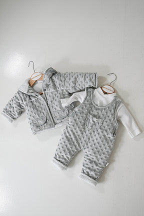 Grey Bobble Winter Set