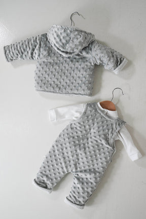 Grey Bobble Winter Set