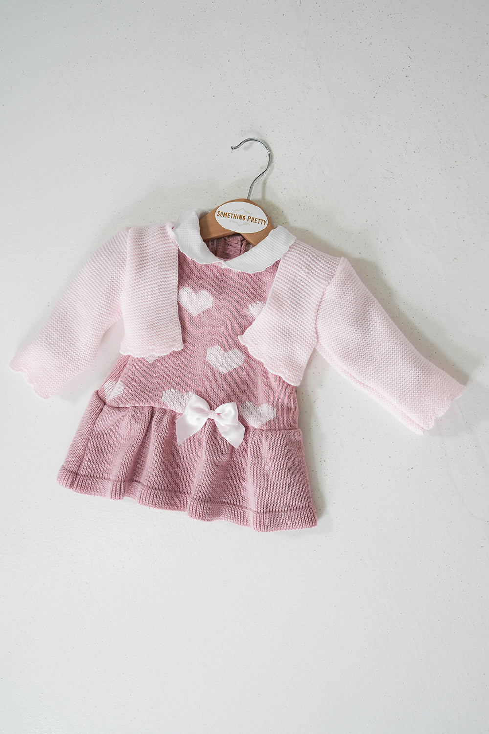 Blush Heart Knit Set