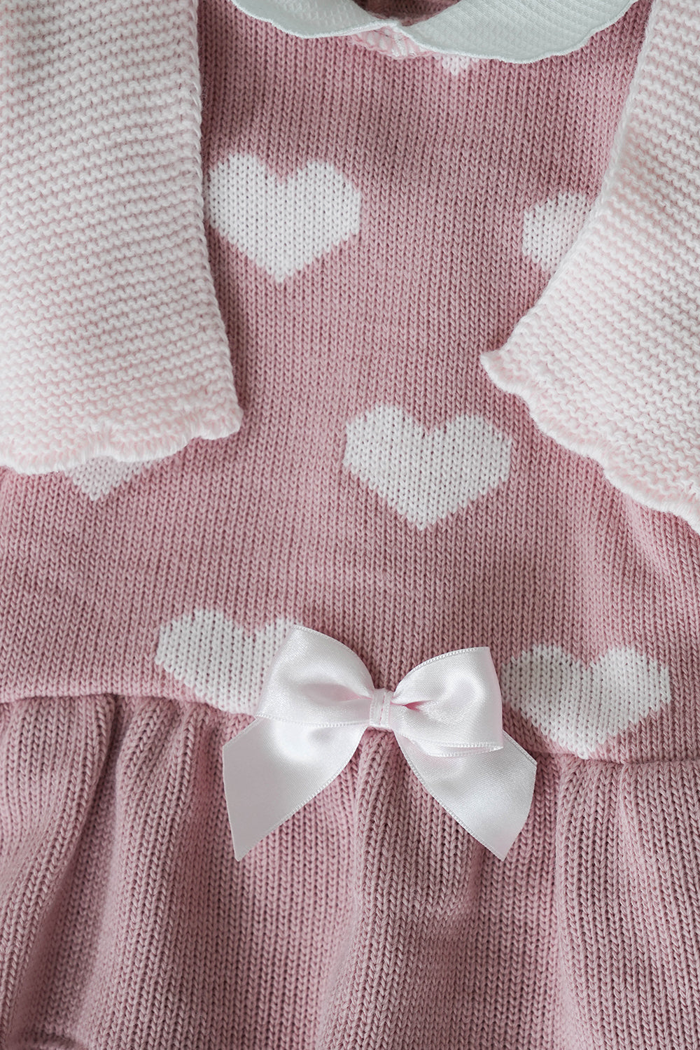 Blush Heart Knit Set