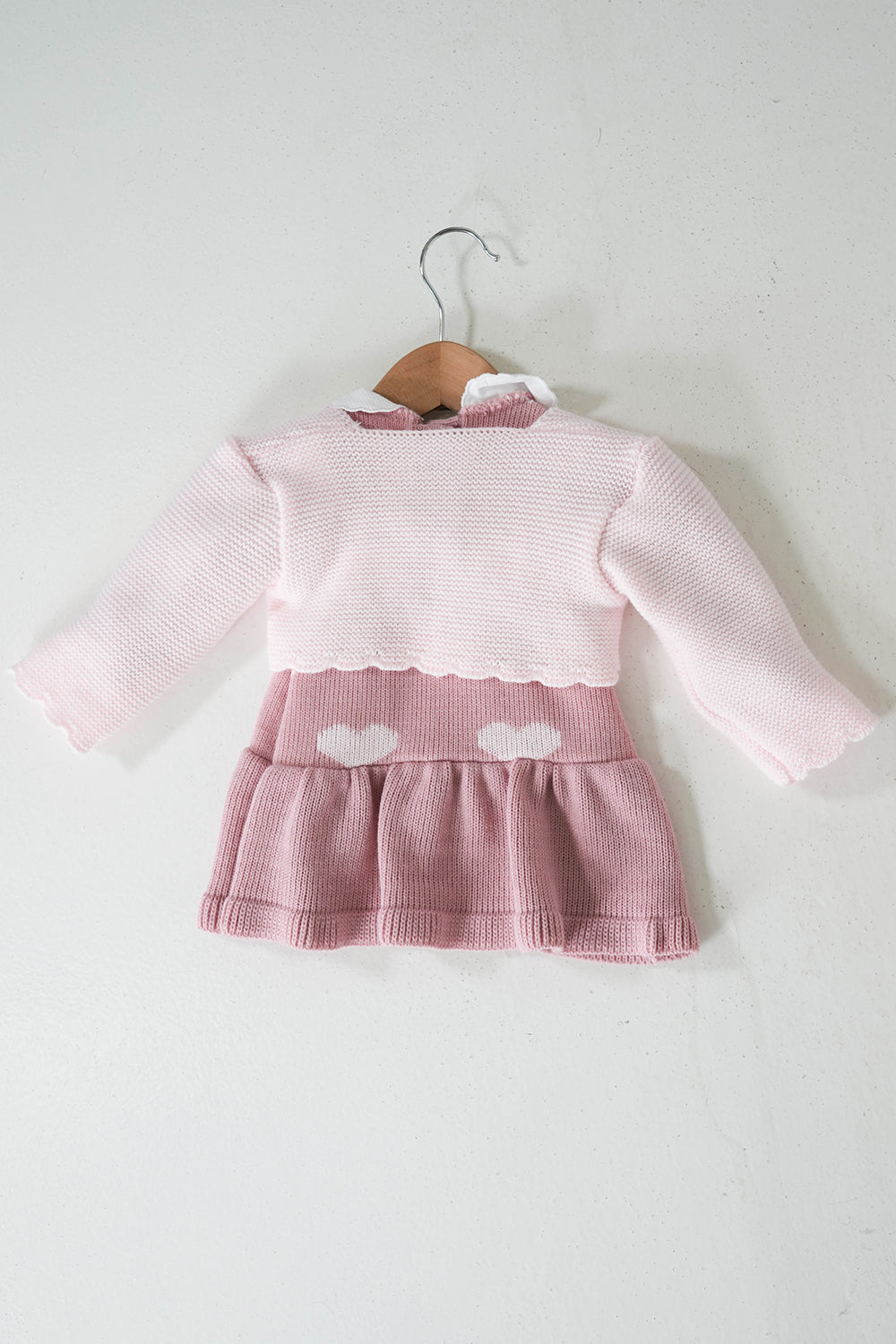 Blush Heart Knit Set