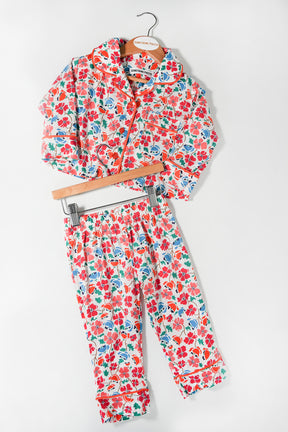 Orange Liberty Girls Long Set PJ