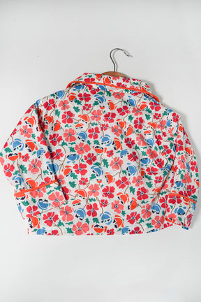 Orange Liberty Girls Long Set PJ