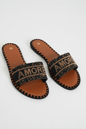 Black Amore Sandal