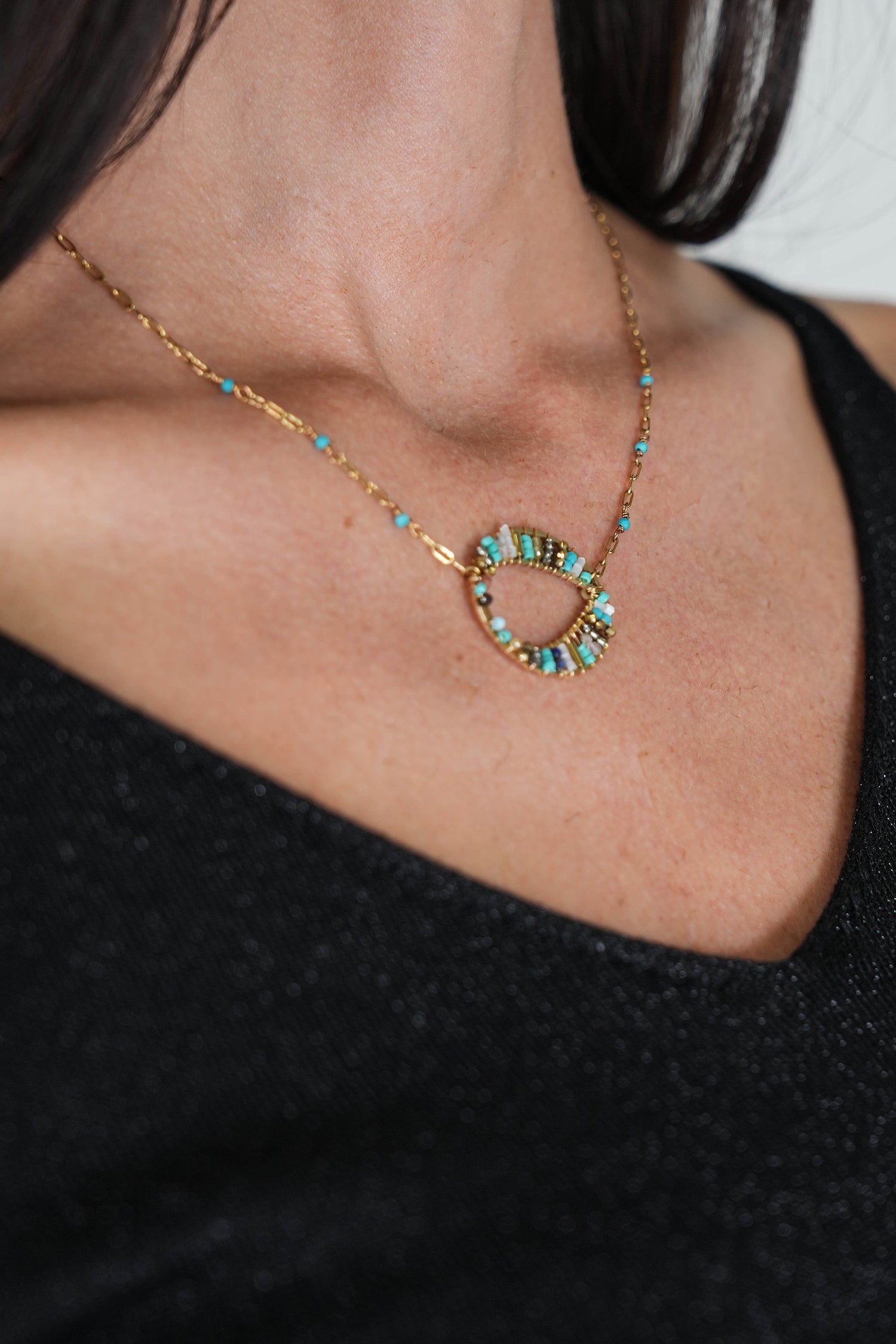 Turquoise Terry Necklace