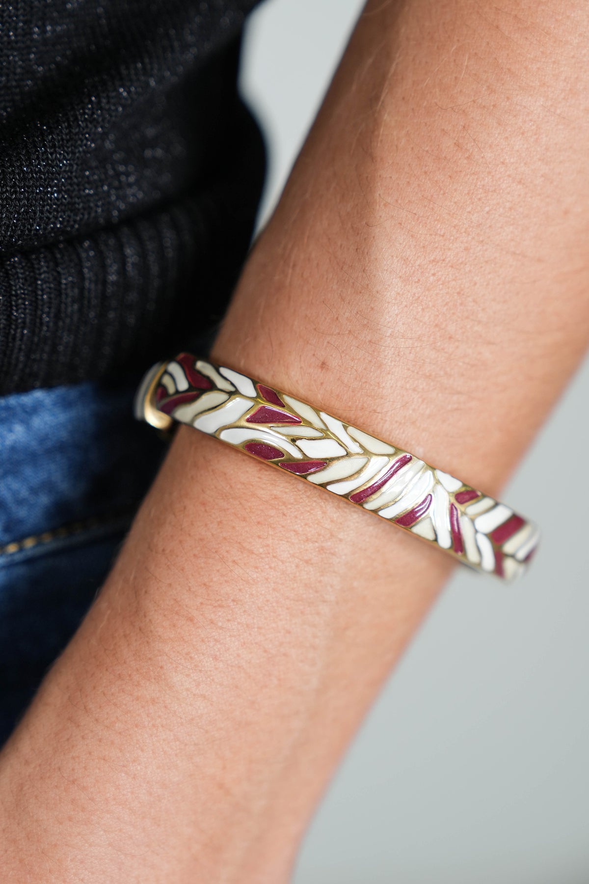 Burgundy Azra Bracelet