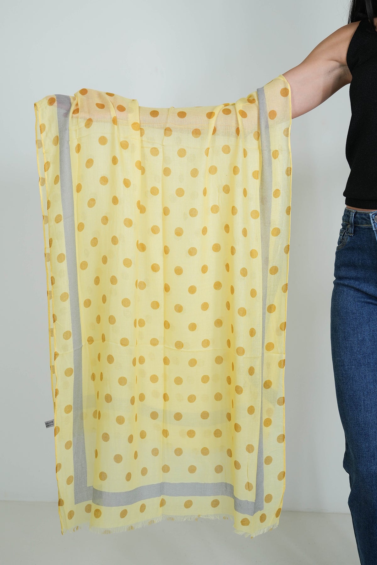 Yellow Spotted Scarf