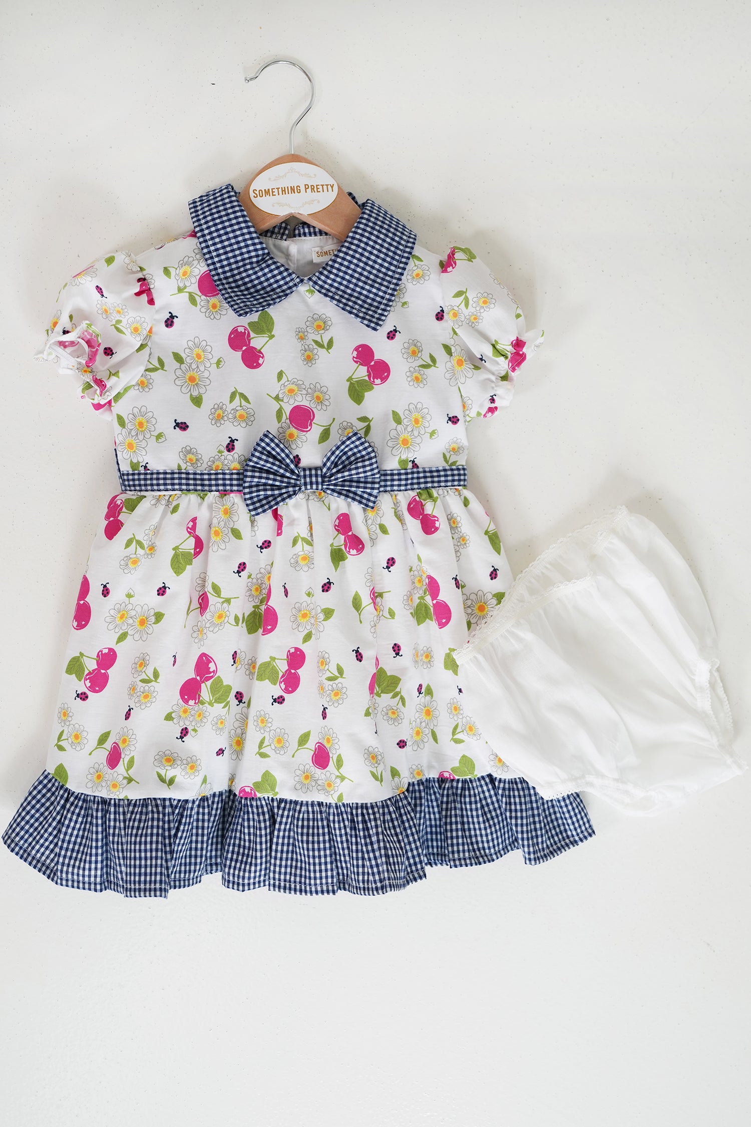 Navy Cherry Frock