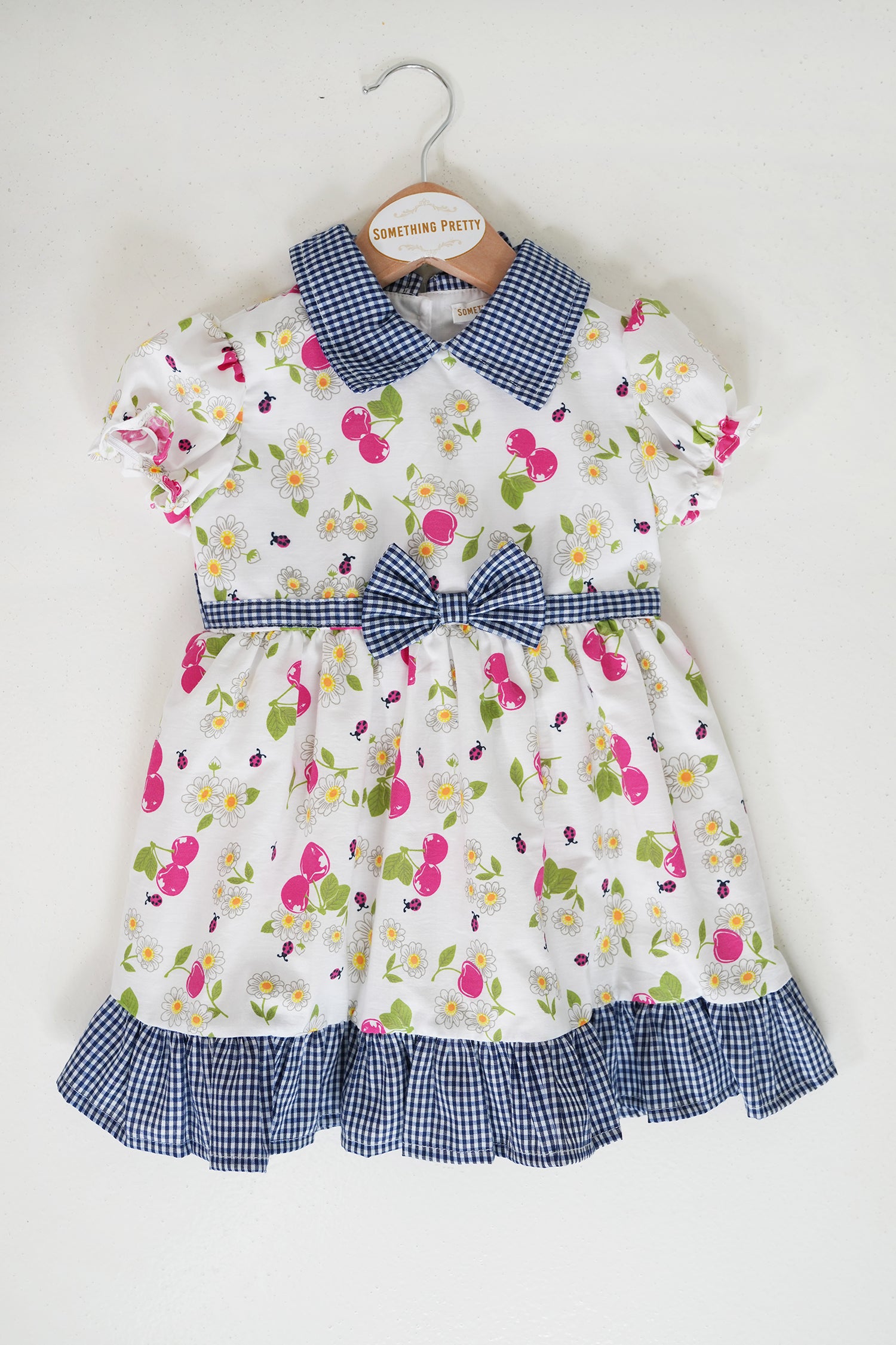 Navy Cherry Frock