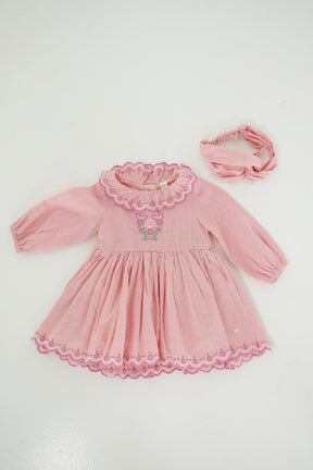 Pink Kani Dress Set