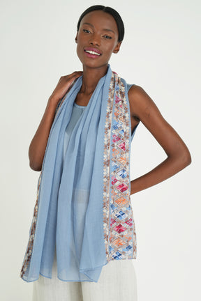 Blue Amelia Scarf