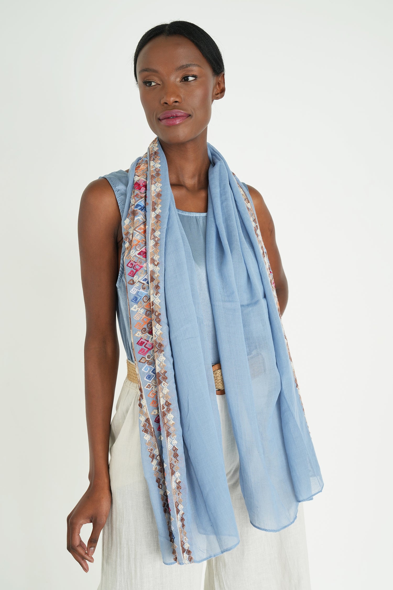 Blue Amelia Scarf