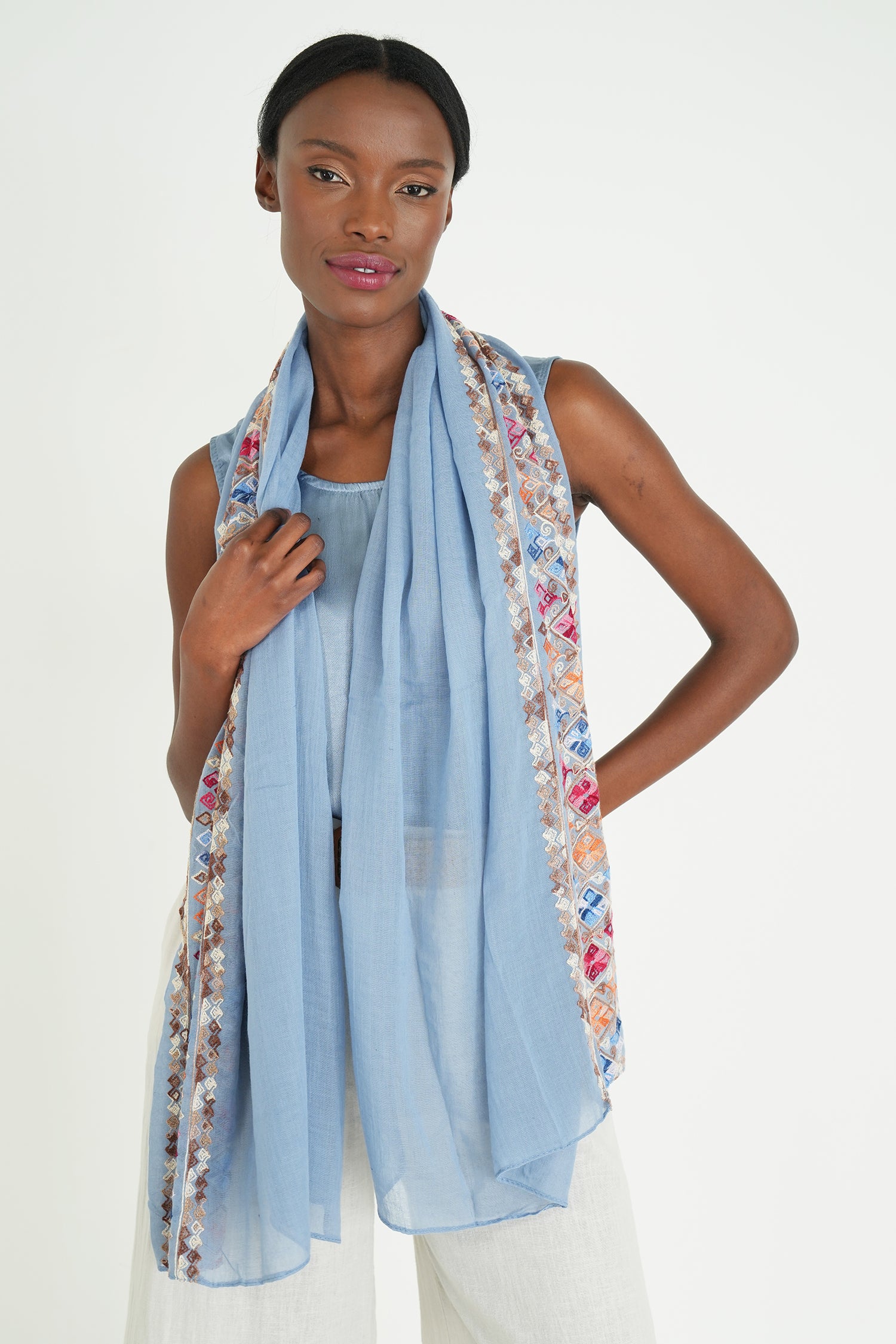 Blue Amelia Scarf