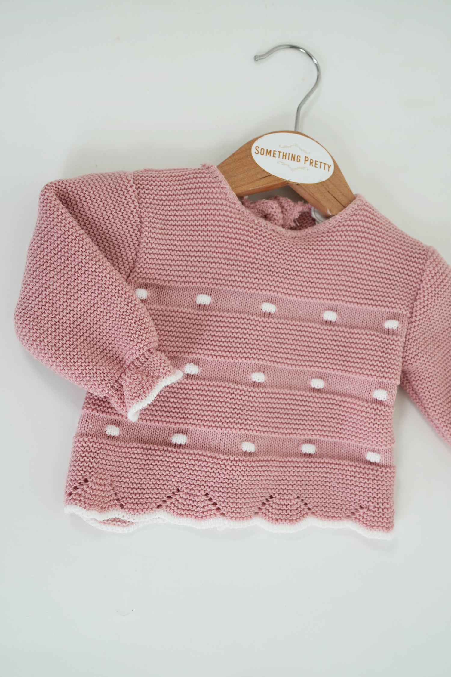 Blush Dotty Knit Set